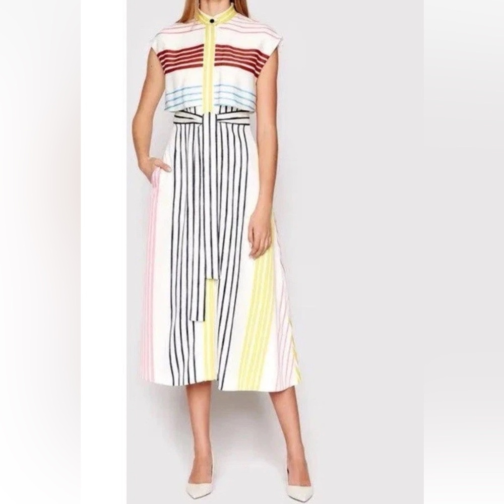 Art 365 MARELLA Yellow and Pink Striped Garment